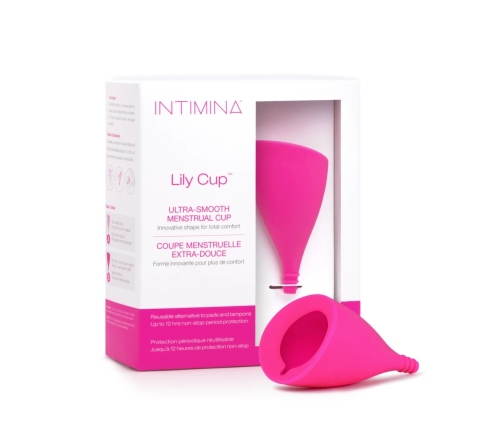 Intimina Lily Cup B - High-Capacity Anatomical Menstrual Cup, Pink