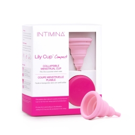 Intimina Lily Cup Compact Model A - Collapsible Menstrual Cup, Pink