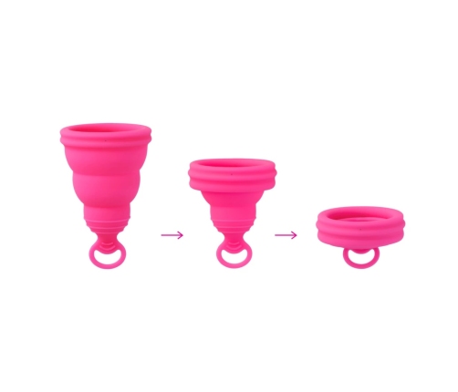 Intimina Lily Cup One Compact Menstrual Cup Medical Silicone Pink