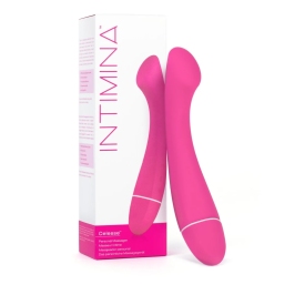 Intimina Celesse Personal Massager with Curved Tip, Waterproof, Pink