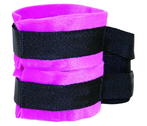 Sportsheets Sex & Mischief Adjustable Pink Cuffs with Long Tethers