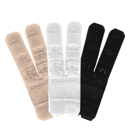 Bye Bra 2-Hook Bra Extenders Set - 3 Colors, Adjustable Comfort Fit