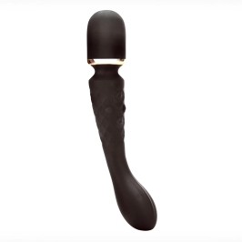 Bodywand Luxe 2-Way Wand Black - Dual-Ended Silicone Massager