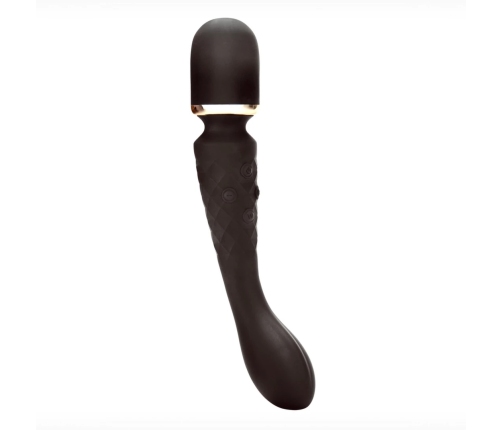 Bodywand Luxe 2-Way Wand Black - Dual-Ended Silicone Massager
