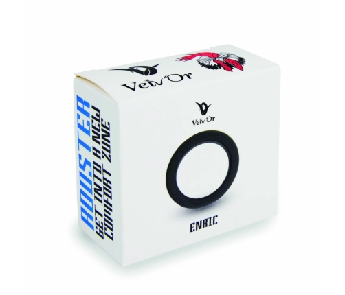 Velv’Or Rooster Enric Silicone Ring Minimalist Design 34 mm Black