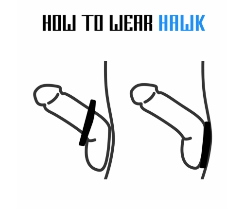 Velv'Or Rooster Hawk Silicone Ring - Flame Design, Universal Size