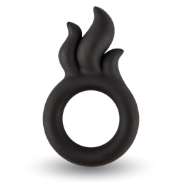 Velv'Or Rooster Hawk Silicone Ring - Flame Design, Universal Size