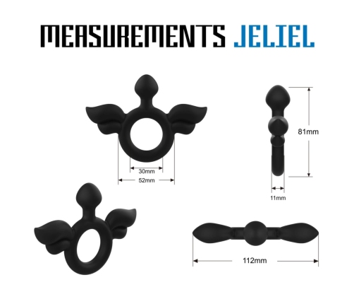 Velv'Or Rooster Jeliel Platinum Silicone Anatomical Ring 30mm