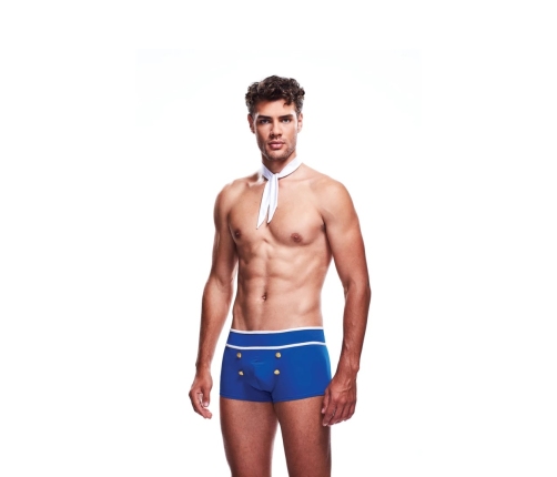 Envy 2-Piece Sailor Salute Costume Set L/XL - Nautical Theme, White & Blue