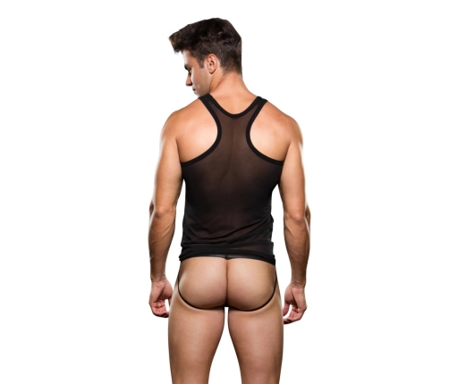 Envy SWAT Costume Set 2-Piece Mesh L/XL Grey Black