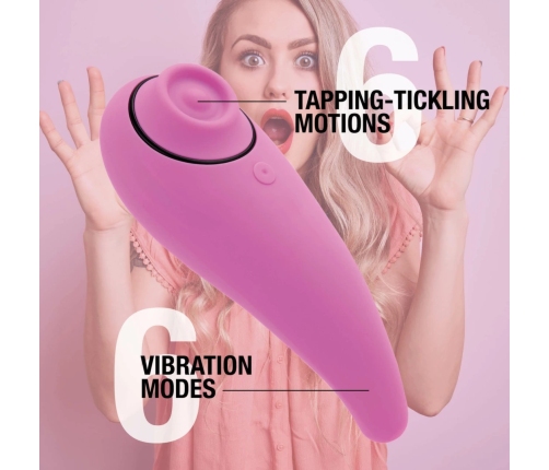 FeelzToys - FemmeGasm Tapping & Tickling Vibrator Pink