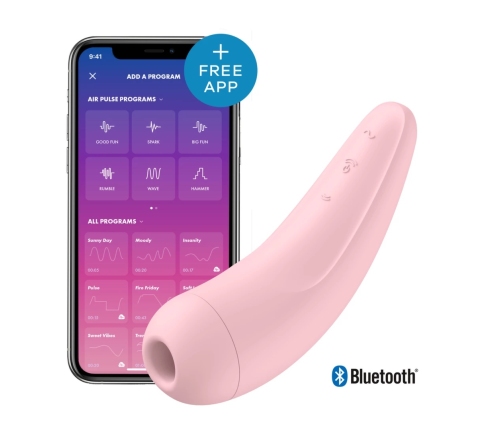 Satisfyer - Curvy 2+ Air Pulse Stimulator + Vibration Pink