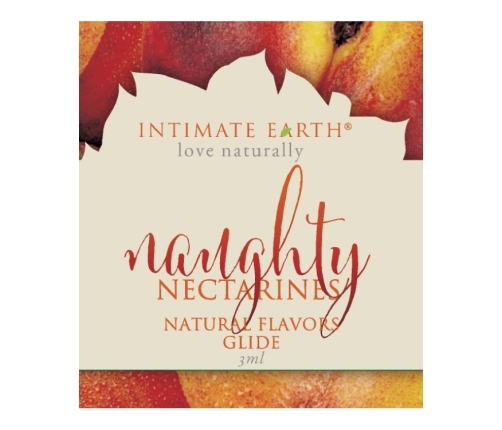 Intimate Earth Natural Flavors saszetka 3 ml o aromacie nektarynki