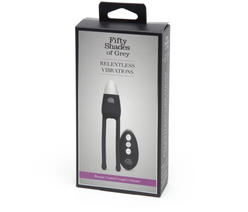 Fifty Shades of Grey Relentless Vibrations Couples Remote Vibe Black