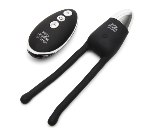 Fifty Shades of Grey Relentless Vibrations Couples Remote Vibe Black