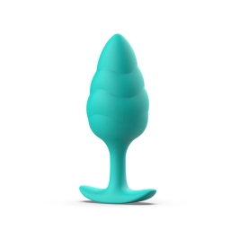 B Swish Bfilled Basic Plus Wave Intimate Plug Seafoam 10.8 cm Silicone