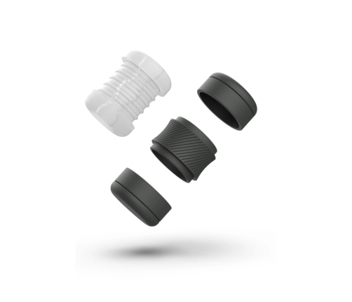 B Swish Bhandy Classic Wave Intimate Manual Device Black 9 cm