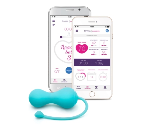 OhMiBod Lovelife Krush Turquoise - Smart Kegel Trainer Bluetooth