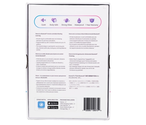 Lovense - Diamo Remote-Controlled Vibrating Cock Ring