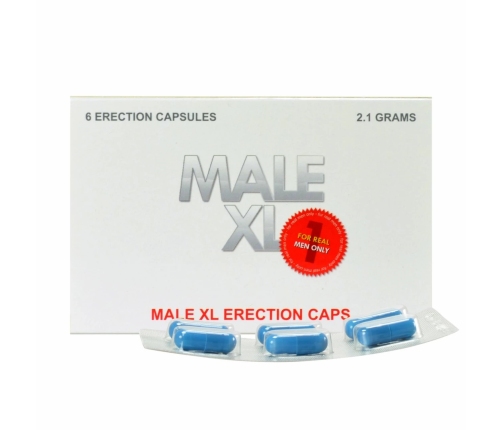 Male XL kapsułki dla mężczyzn 6 szt. - ekstrakt Muira Puama, Tribulus