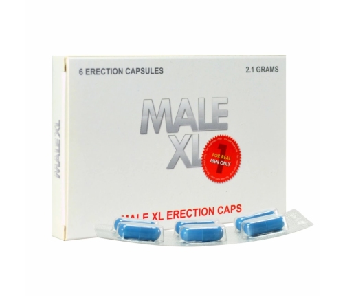 Male XL kapsułki dla mężczyzn 6 szt. - ekstrakt Muira Puama, Tribulus