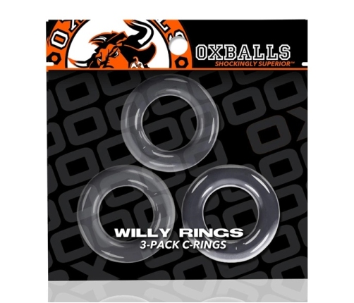 Oxballs - Willy Rings 3-pack Cockrings Clear