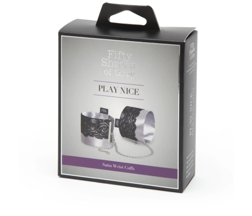 Fifty Shades of Grey - Play Nice Satin Wrist Cuffs
