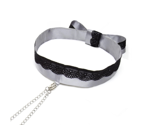 Fifty Shades of Grey - Play Nice Satin Collar & Nipple Clamps