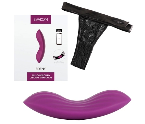 Svakom - Edeny App Controlled Clitoral Stumulator Violet