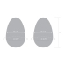 Glas Glass Yoni Eggs Set - Pelvic Floor Training, Transparent, 3 Sizes