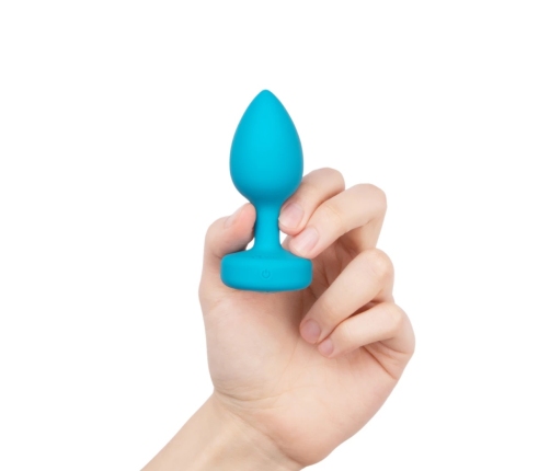 B-Vibe - Vibrating Jewel Plug S/M Aquamarine