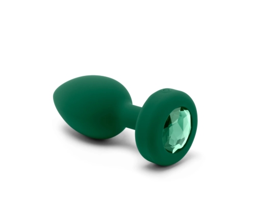 B-Vibe - Vibrating Jewel Plug M/L Emerald