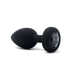 B-Vibe - Vibrating Jewel Plug M/L Black Diamond