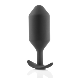b-Vibe Snug Plug 6 Black Weighted Anatomical Silicone Plug 515g 16cm b-Vibe Snug Plug 6 Black Weighted Anatomical Silicone Plug 515g 16cm