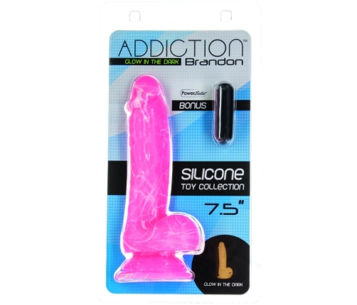 Addiction - Brandon Dong 19 cm Glow in the Dark Pink