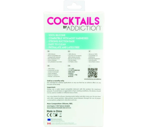 Addiction - Cocktails Dildo 14 cm Blue Lagoon