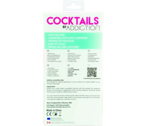 Addiction - Cocktails Dildo 14 cm Mint Mojito