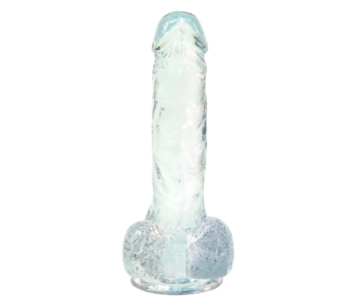 Addiction - Crystal Addiction Clear Dong 18 cm