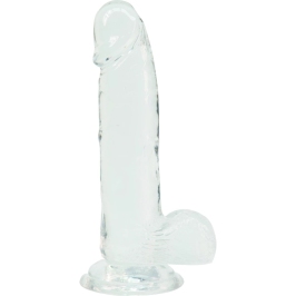 Addiction Crystal Addiction Clear 20 cm Flexible Intimate Model TPE