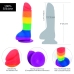 Addiction - Justin 20 cm Dong Rainbow