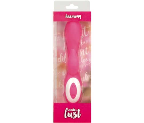 Wonderlust Harmony Pink Dual Action Silicone Personal Massager