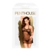 Penthouse All Yours Mesh & Lace Dress Set Black Size M/L