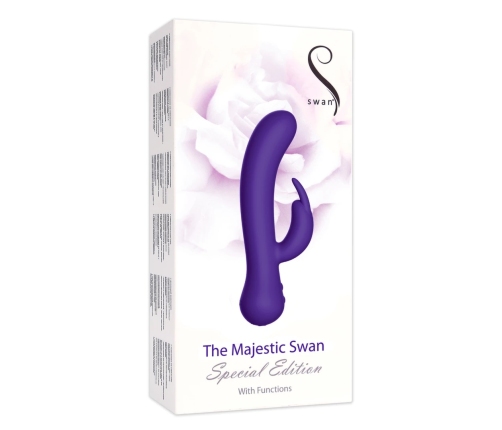 Swan Majestic Swan Special Edition Dual Motor Intimate Machine, Pink, 21cm