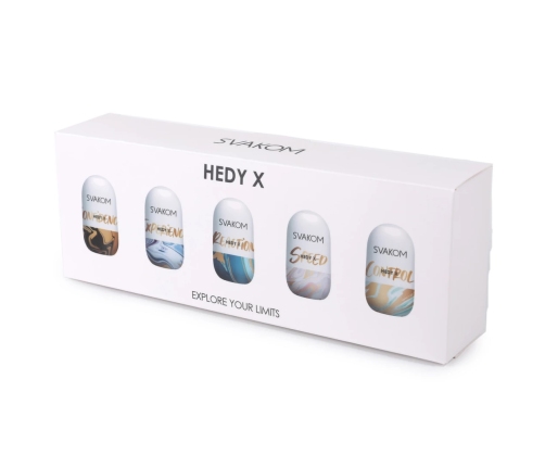 Svakom - Hedy X Masturbator 5-pack Mixed Textures