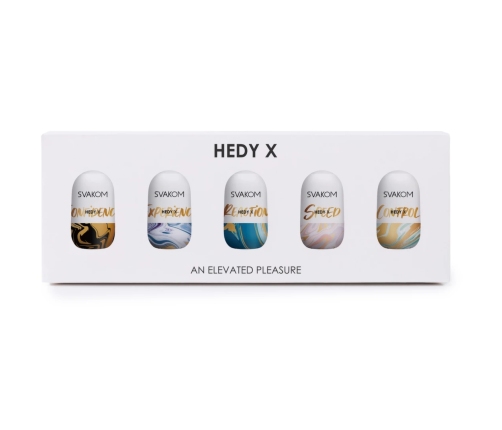 Svakom - Hedy X Masturbator 5-pack Mixed Textures