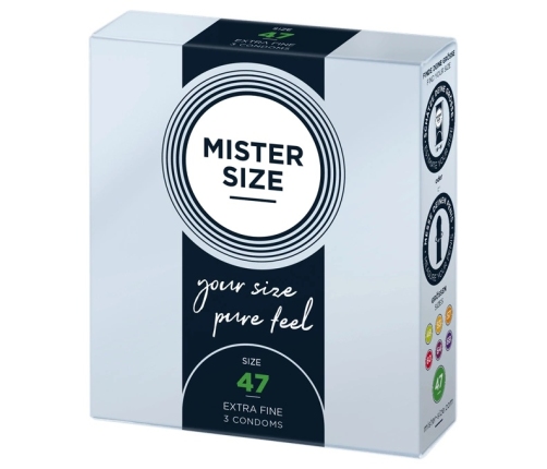 Mister Size - 47 mm Condoms 3 Pieces