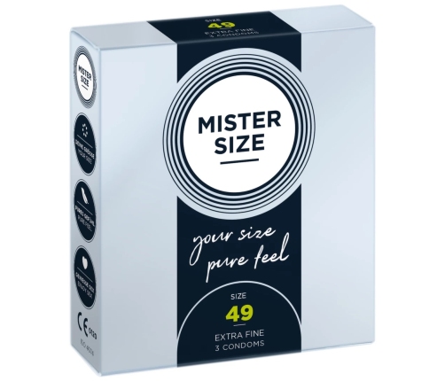 Mister Size - 49 mm Condoms 3 pcs
