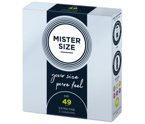 Mister Size - 49 mm Condoms 3 pcs