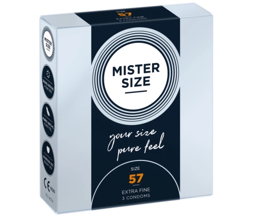 Mister Size - 57 mm Condoms 3 Pieces