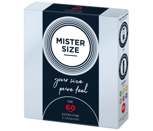 Mister Size - 60 mm Condoms 3 Pieces